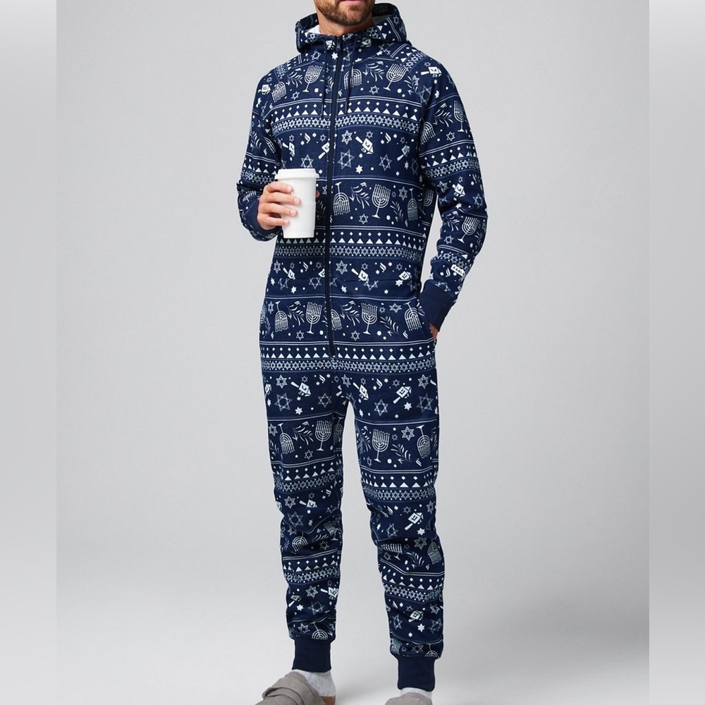The Go-To Fleece Hooded Onesie Fabletics